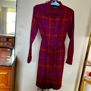 Women’s flannel checkered dress only worn couple of times